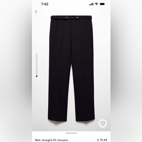 MANGO - black trouser - Picture 4 of 4